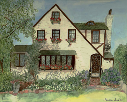 Tudor House Portrait by Madeline Sorel